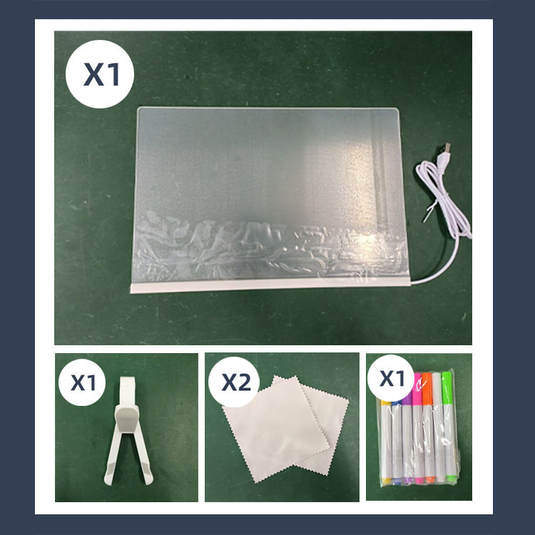 Light Up Acrylic Message Board