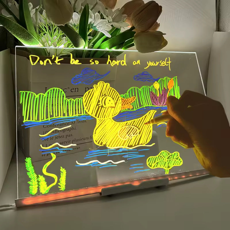 Light Up Acrylic Message Board